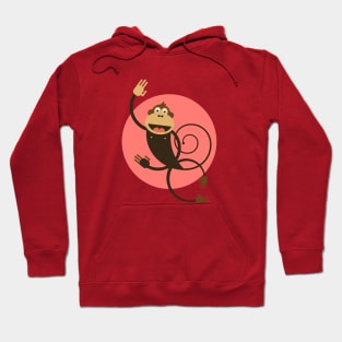 Animals in the nursery - monkey Hoodie